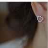 Twist Twist Stud Earrings Women's Twist Geometric Triangle Light Luxury Hollow Niche Temperament Versatile Earrings