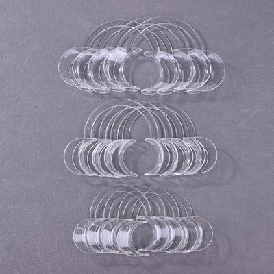 5Pcs Transparent Dental C-Shape Plastic Cheek Retractor Lip Mouth Opener Intraoral Dentist Orthodontic Tool For Tooth Whitening