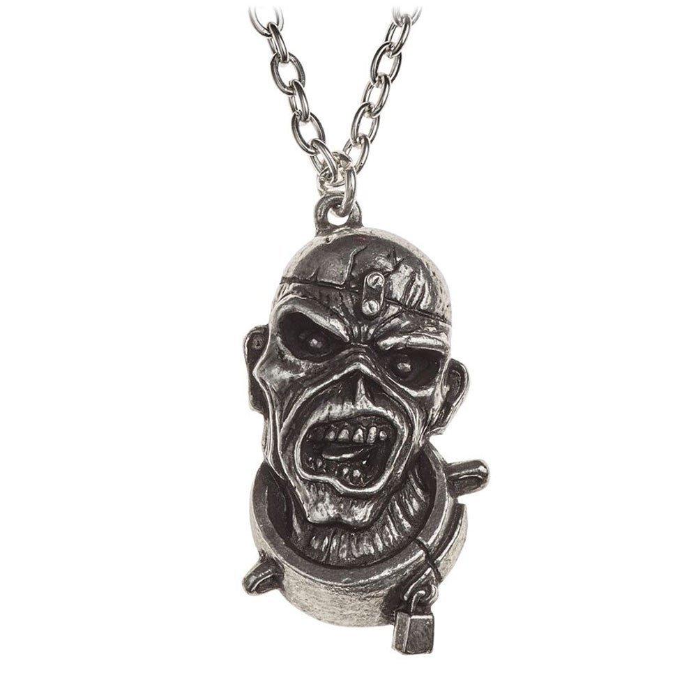 

Alchemy Gothic Iron Piece Of Mind Eddie Pendant Necklace Maiden -
