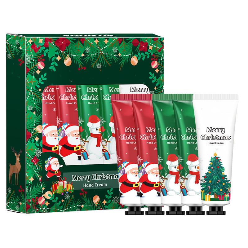 30g Fruit Fragrance Ice Cream Hand Cream Moisturizing Hydration Christmas Gift 5pcs/set