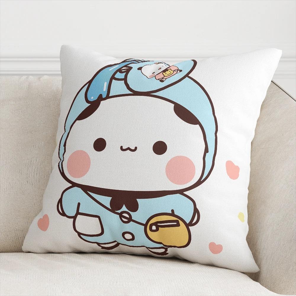 Office Living Room Home Pillowcase Kawaii Cartoon Bear Pattern Pillowcase Car Ornaments