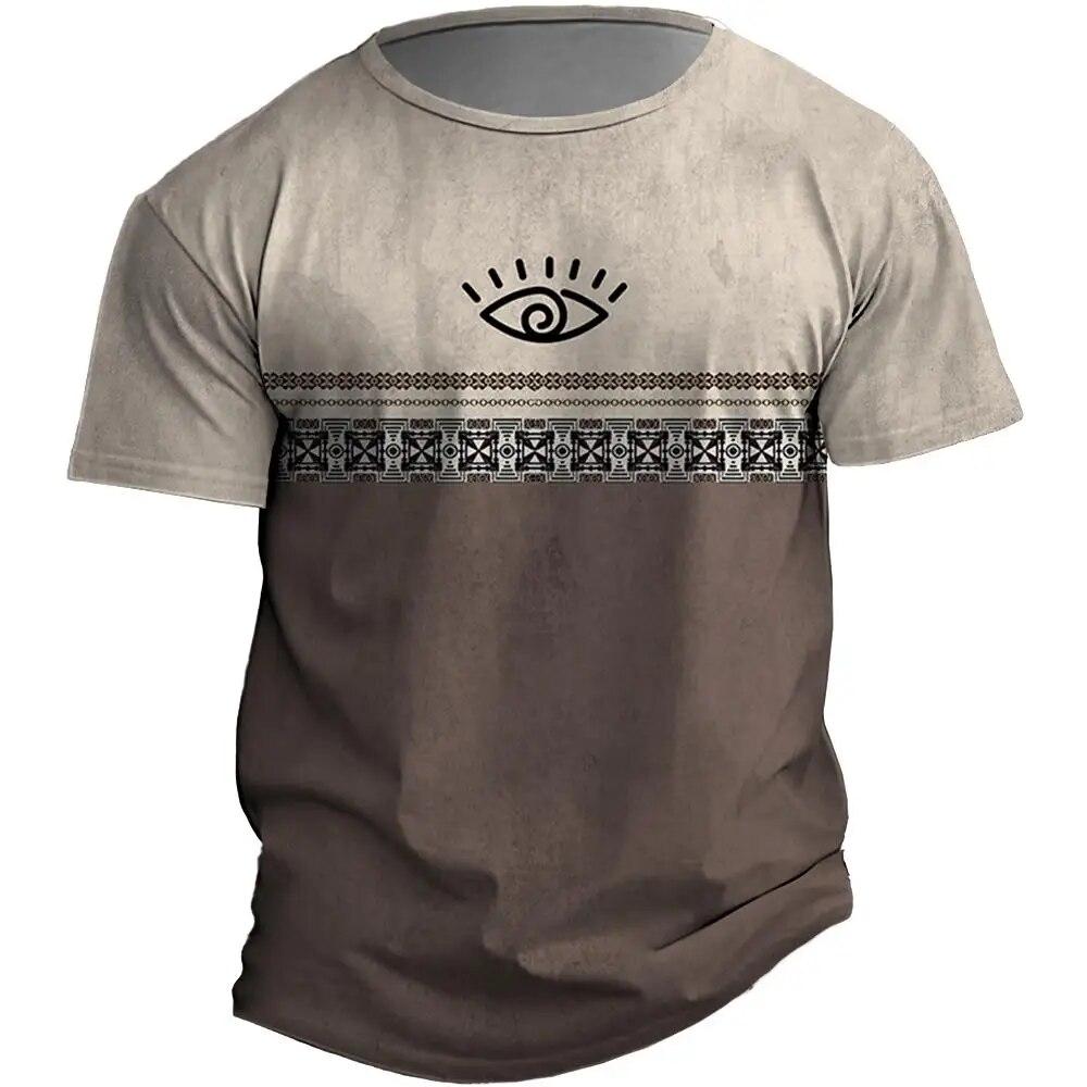 Mens T Shirt Smiley 3d Printed Short Sleeve Tops Summer New Men Fashion Casual Streetwear Mens O Neck Oversized T-Shirt Blouse