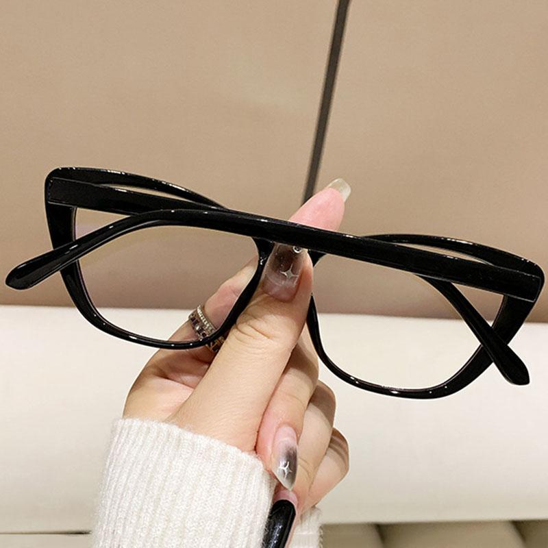 Popular Vintage Anti Blue Light Optical Cat Eye Glasses Women For Men Luxury Brand Designer Myopia Prescription Eyewear Frame