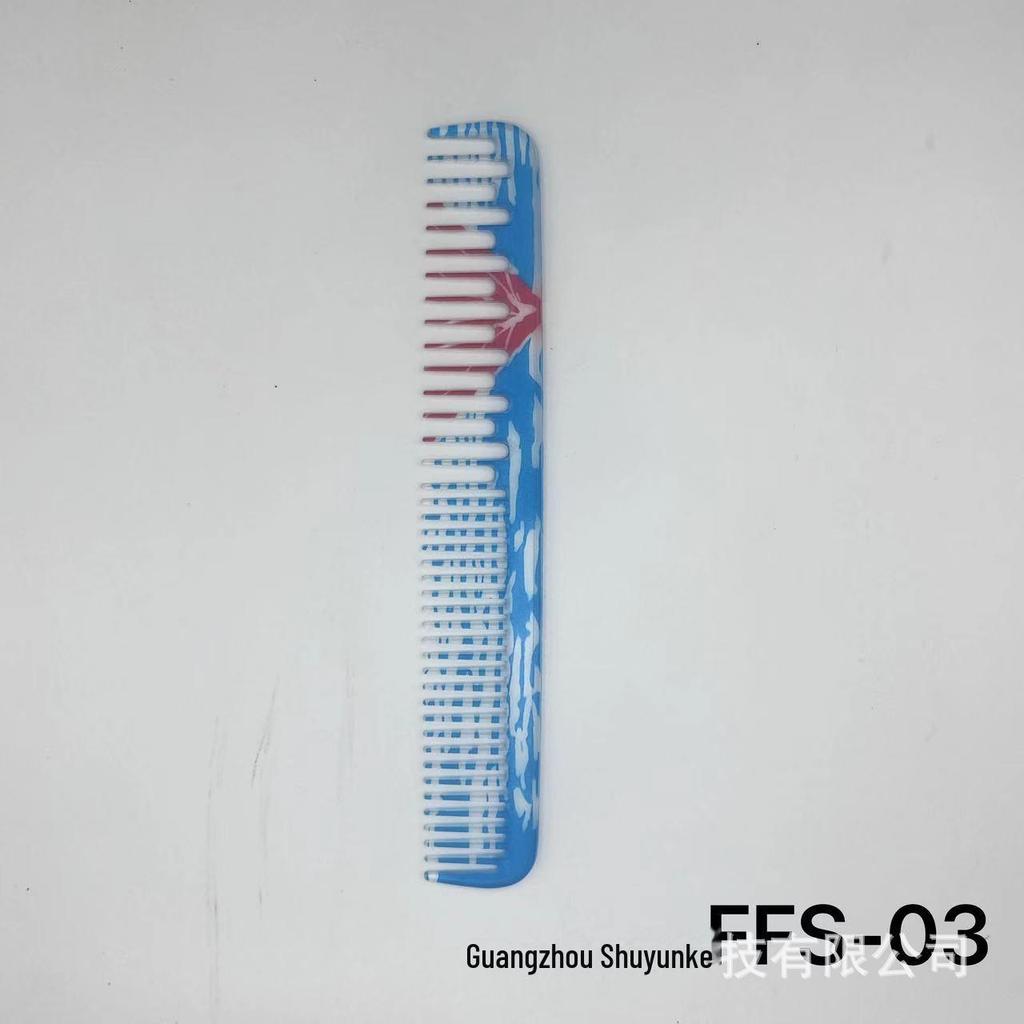 Heat-Resistant Wide Tooth & Tail Handle Styling Comb Set - Anti-static Hair Salon Tool