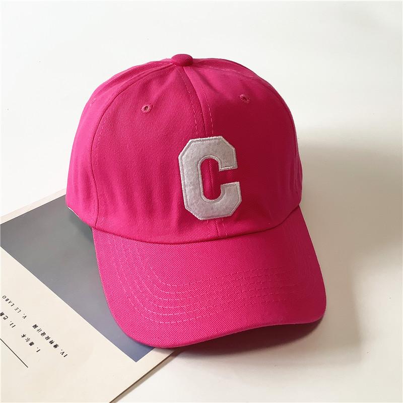 1pc Unisex C Letter Embroidery Baseball Cap,Soft Top Adjustable Casual Street Head Hats,Suitable for Daily Wear,Outdoor Sports