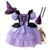 Nuovo Vestito da Ragazza Vampiro Vestito Soffice per Bambine Rete Vestito Principessa Viola Vestiti Cool Lolita Costume per Festa di Carnevale