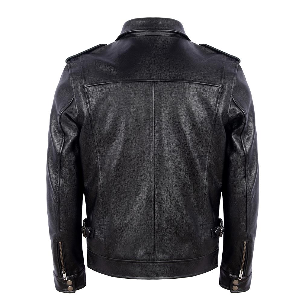M65 Hunting Vintage Red Brown Genuine Leather Jacket Men Soft Real Cowhide Black Winter Coat Biker Jacket