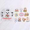 30Pcs  Adorable Attractive Stickers Creative Cats Elements Paper Suitcase Stickers for Hand Account