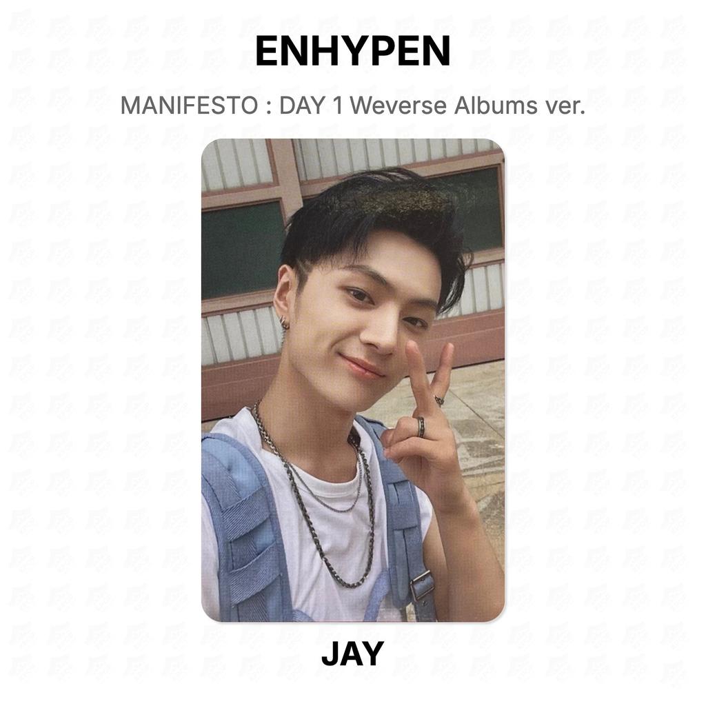 ENHYPEN MANIFESTO : DAY 1 Weverse Albums Ver. Official Photocard