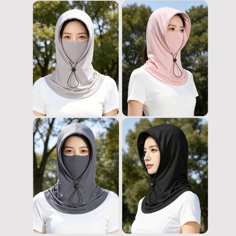 Light Weight Breathable Sunscreens Mask Sun Protecting Face Cover For Outdoor Sports Golf Cycling Running And Travel