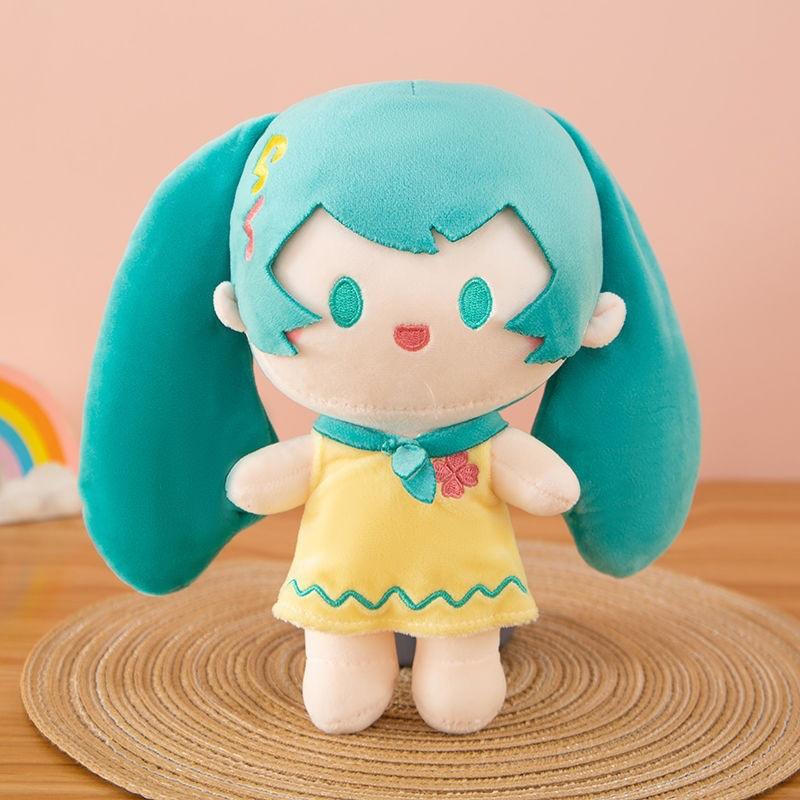 

Miku Hatsune Fufu Plush Doll Anime Cute Stuffed Toy Pillow Grab Machine Prize Kawaii Figure Collectible Gift For Fans Cosplay 23CM