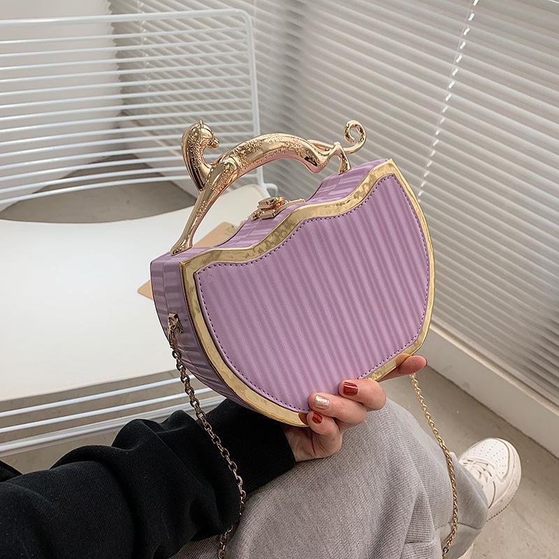 Design de nicho bolsa pequena feminina 2025 nova moda outono e inverno bolsa caixa portátil versátil corrente ombro único mensageiro
