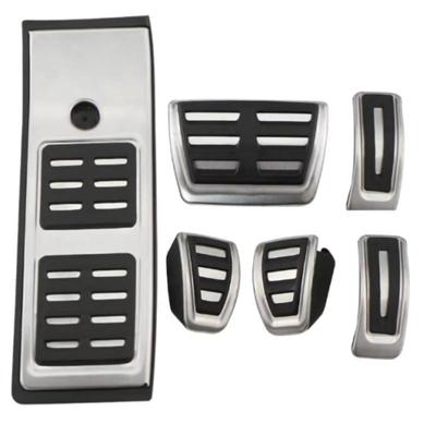 Pedales de acero inoxidable para coche Q5 80A 2018, 2019, 2020, 2021, 2022, reposapiés de freno de combustible, cubiertas de pedal, accesorios para coche