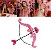 Valentine Cupid Bow Arrow Set Sturdy Lightweight Halloween Cosplay Accessory