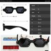  NEW Punk Square Sunglasses Women Men Y2K Hip Hop Gradient Frame Luxury Holiday Sun Glasses Unisex Shades Beach Eyewear