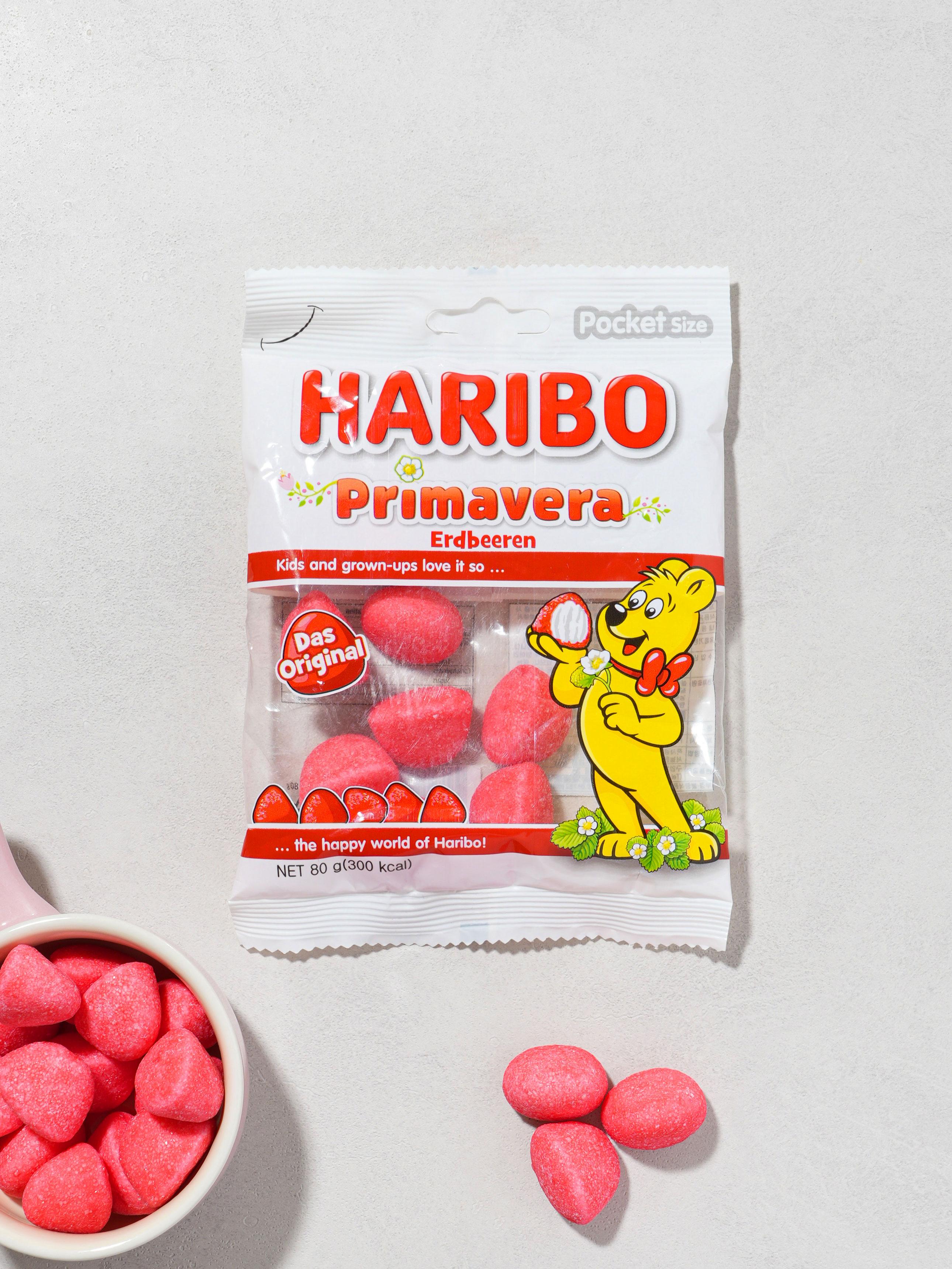 Жевательные конфеты Haribo Primavera 80 г - Желе с фруктовым вкусом 1ea