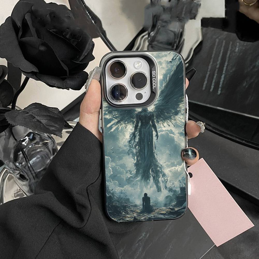 Evil Wings-Angel Wings  Phone Case For iPhone 17,16,15,14,13,12,Pro MAX Black Matte Shockproof Cover
