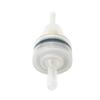 6Mm Small Plastic Universal Motorcycle Gas Petrol Fuel Oil Filter 1/4" Inline Clear Gas Mini Filte Replacement