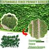 Expanding Fence Retractable Fence Screen With Plant Expandable Fence Privacy