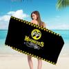 Mooneyes Bath Towel Microfiber Soft Water Absorbing Breathable For Girl Kids Decorative Cartoon Beach Towel
