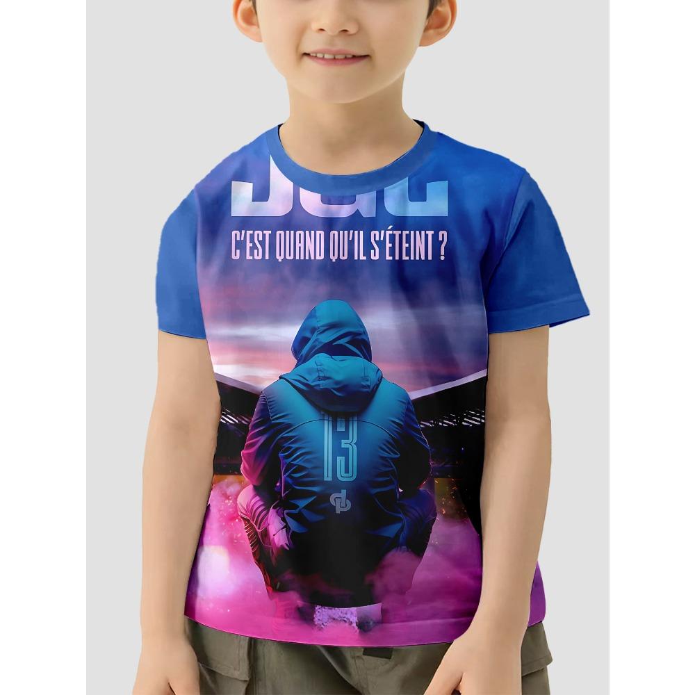 

3D Print Rapper JuL C est Pas Des Lol Baby Clothing 5 to 14 Years Male Outdoor Clothes for Children Boy Girl Child T-Shirt Top S