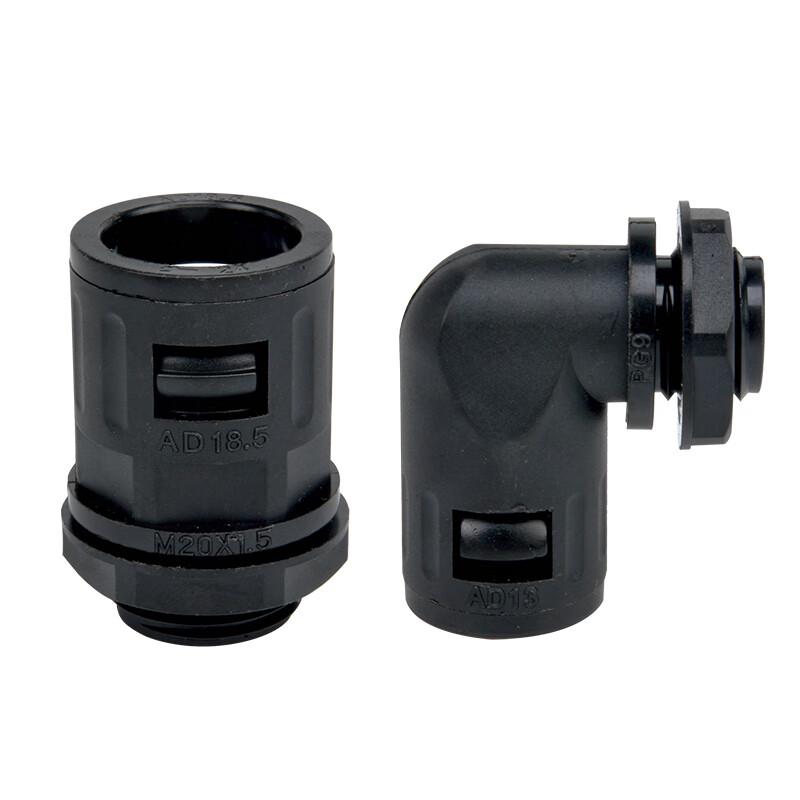 Yake PA Nylon Corrugated Conduit Quick Push-in Connector AD10