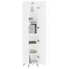 VidaXL Buffet haut Blanc 34,5x34x180 cm Bois d'ingénierie 3198761