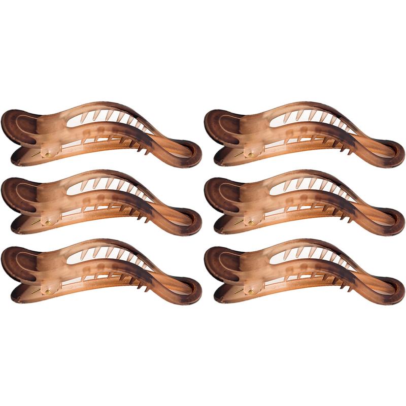 Korean-Style Hair Clip Large Elegant Temperament Bar Hair Clip Women'S Updo Straight Duckbill Hair Accessory