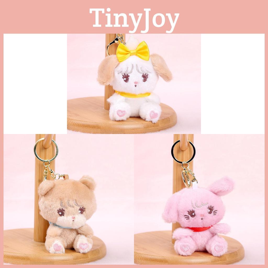 Plush Dog Keychain Pendant Animal Plush Toy For Bags And Gifts