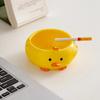 Cartoon Cute Duck Ceramic Decorative Ashtrays Trend Personality Fashion Desktop Porch Home Decoration Storage