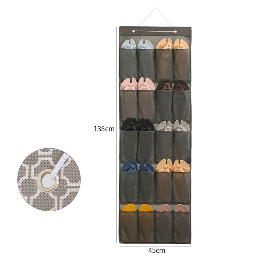 Space Saver Hanging Storage Bag Wall-mounted Shoe Rack Sundries Bag  Sundries Organization
