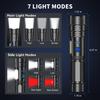 LED Rechargeable Flashlights 990000 High Lumens, Super Bright Flashlight High Power Flash Light with 7 Modes, 15H Running Time, IPX7 Waterproof