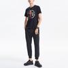 Li Ning Wade Series Printed Round Neck Short Sleeve T-Shirt Men Tops New-Standard-Black AHSQ475-3