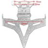 For Yamaha MT-07 MT 07 FZ-07 MT07 MT FZ 07 2013-2023 Motorcycle License Plate Holder Fender Eliminator Registration Bracket
