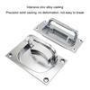 Multipurpose Spring Loaded Concealed Handle Silver Finish Convenient for Home Lift Door and Toolboxes Daily Use