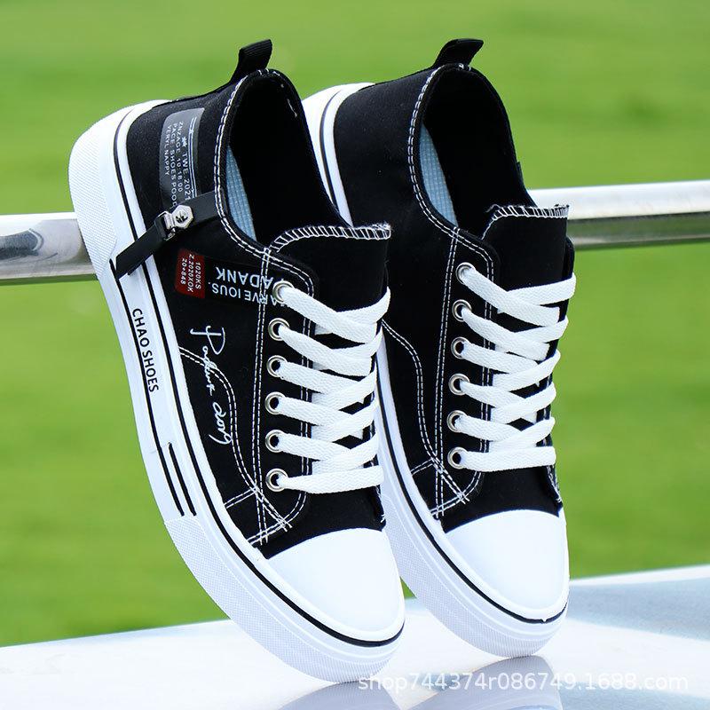 Shoes Spring and Autumn New Canvas Shoes Soft-soled Non-slip Board Shoes Student Leisure