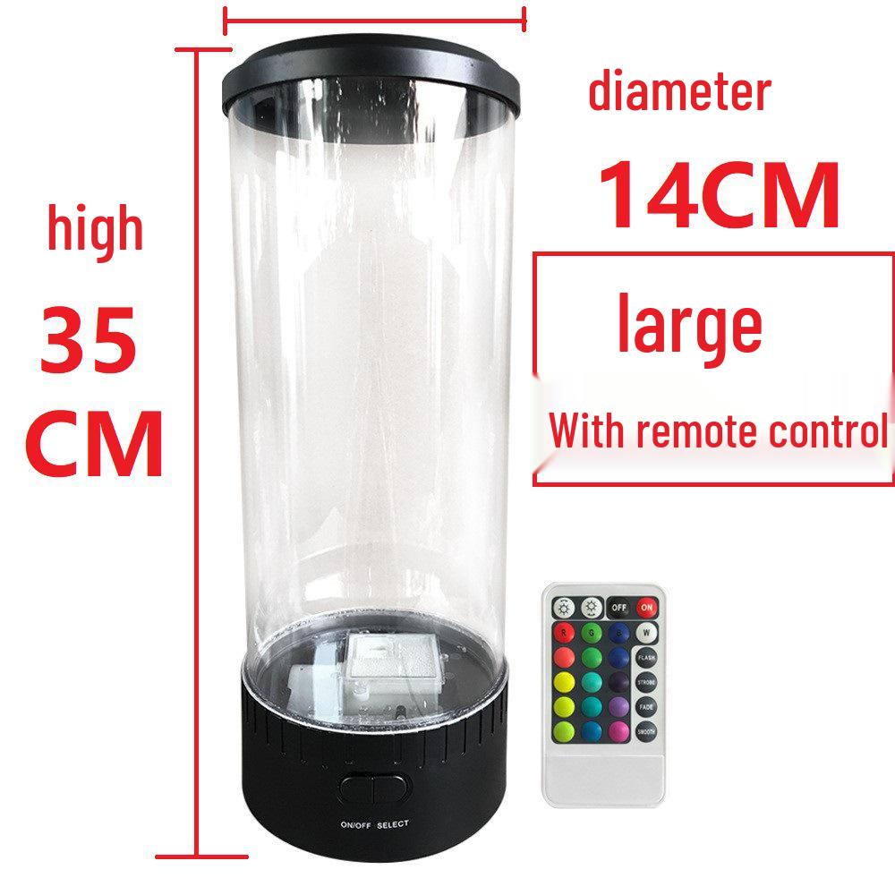 USB Luminous Jellyfish Night Light: Seven-Color LED Remote Control Atmosphere Lamp for Home Décor