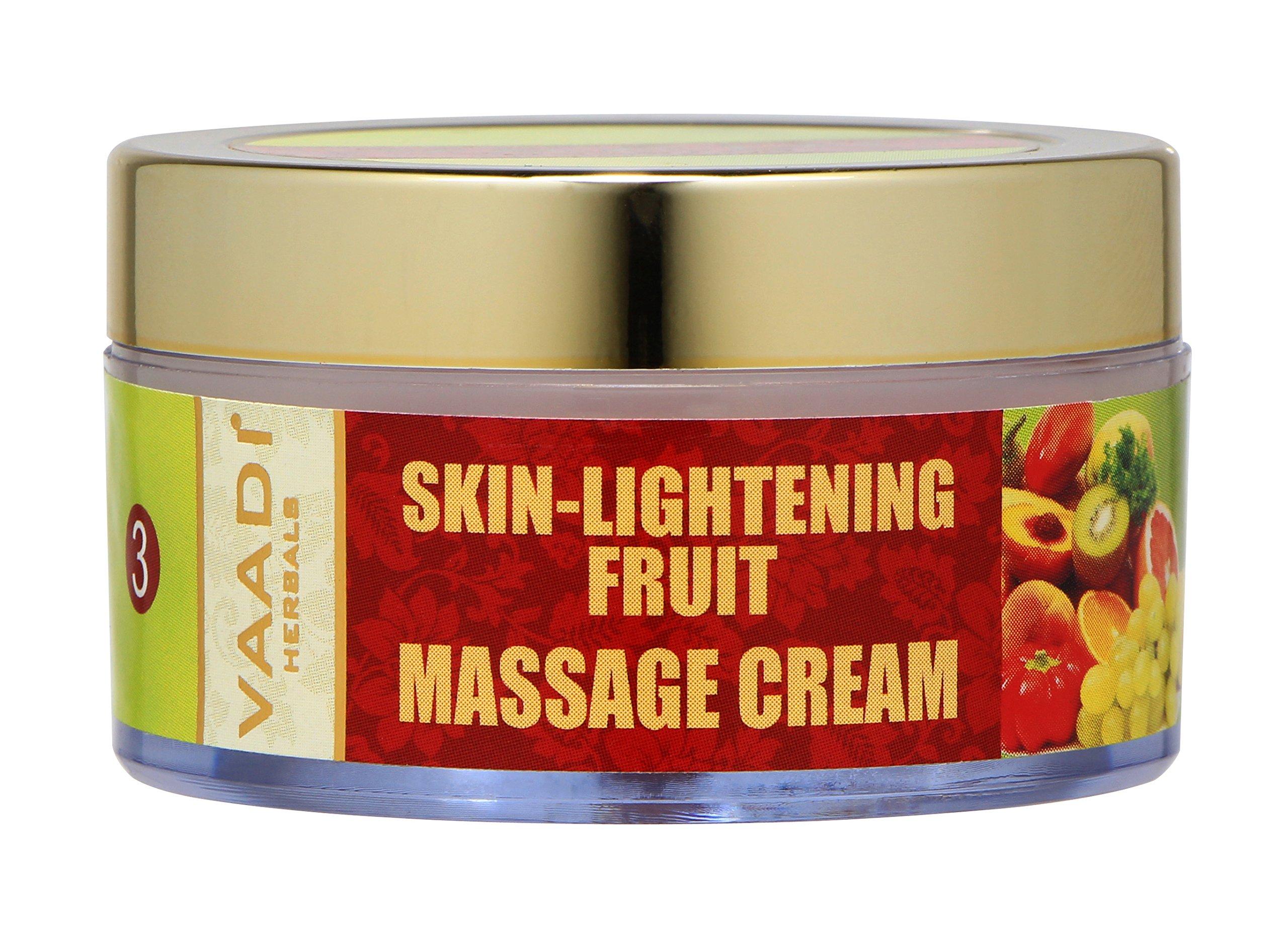 Vaadi Herbals Skin Lightening Fruit Massage Cream, 50g