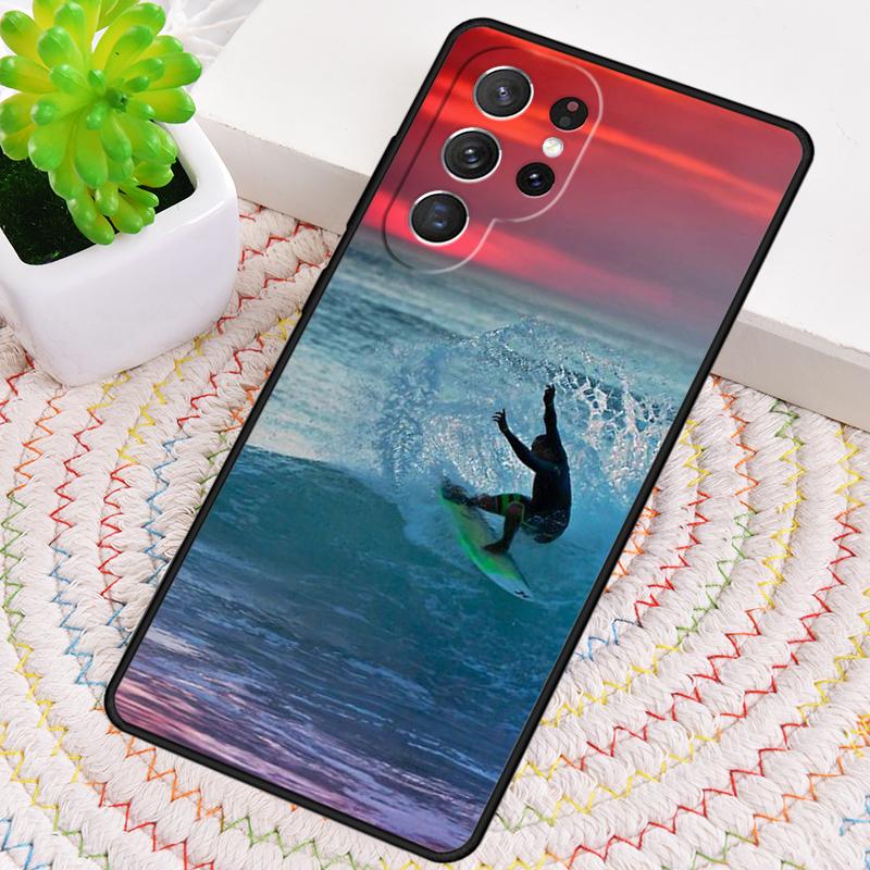 Extreme Sport Surfing Beach Phone Case for Samsung Galaxy Note 10 Pro S26 Ultra S23 S24 FE S25 S21 S22 PLUS Shockproof Cove