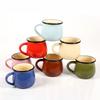 Nordic Coffee Mug Solid Color Tea Cup Drinkware Ceramic Milk Cup  Valentine's Day Present
