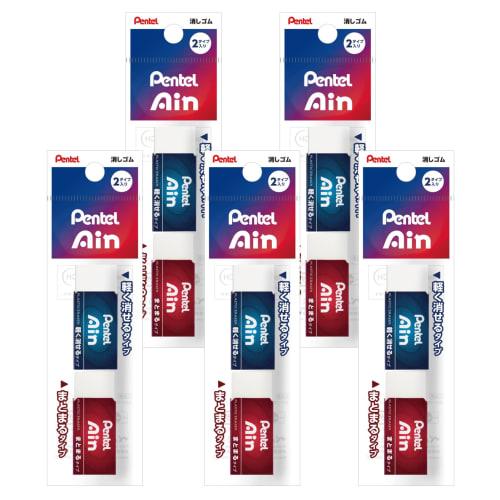 

Pentel Eraser Ein 06 Easy to erase, clump type, 2 pieces x 5 sets XZEAHS62 White
