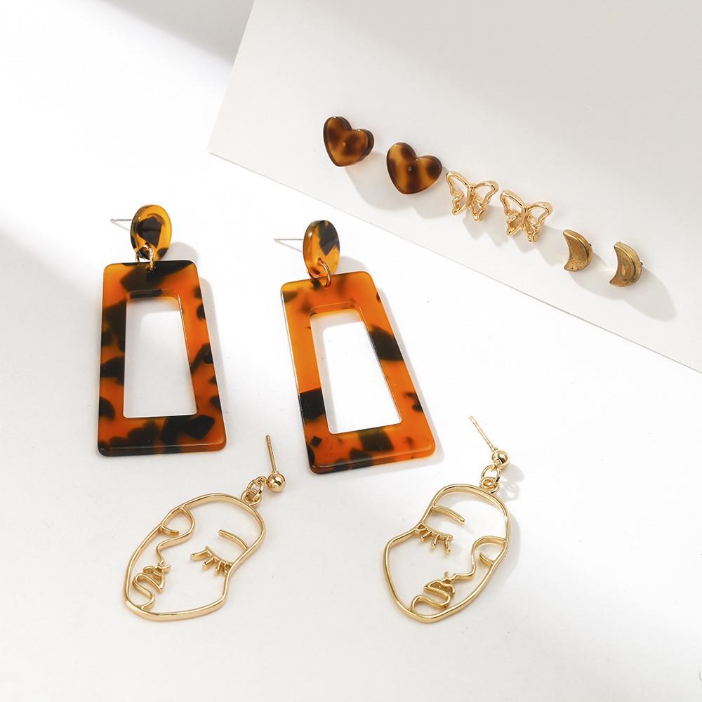 Fashionable Geometric Acrylic Earrings Womens Jewelry Perfect For Celebrations