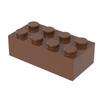 [FunBrick] 10/30/50PCS DIY 2x4 Dots Compatible With 3001 Building Blocks Bricks 2*4 Dots Educational Creative Size Toy