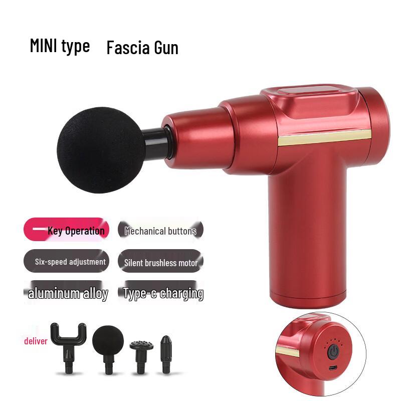 RONG TAI Heated Deep Tissue Percussion Massager CN plug (adapter included)