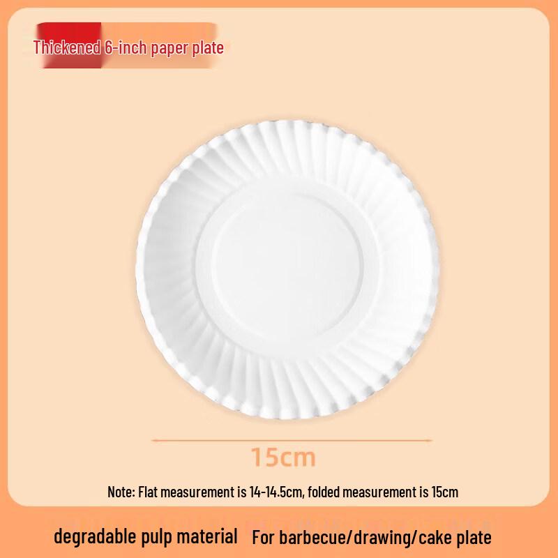 ZISIZ Disposable Birthday Cake Plate