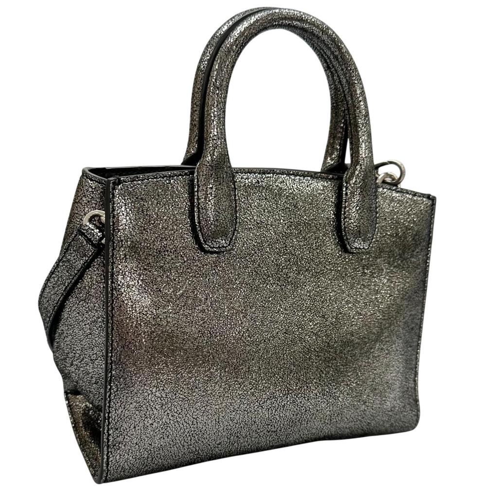 Salvatore Ferragamo Handbag Silver Women 2way Gancini used