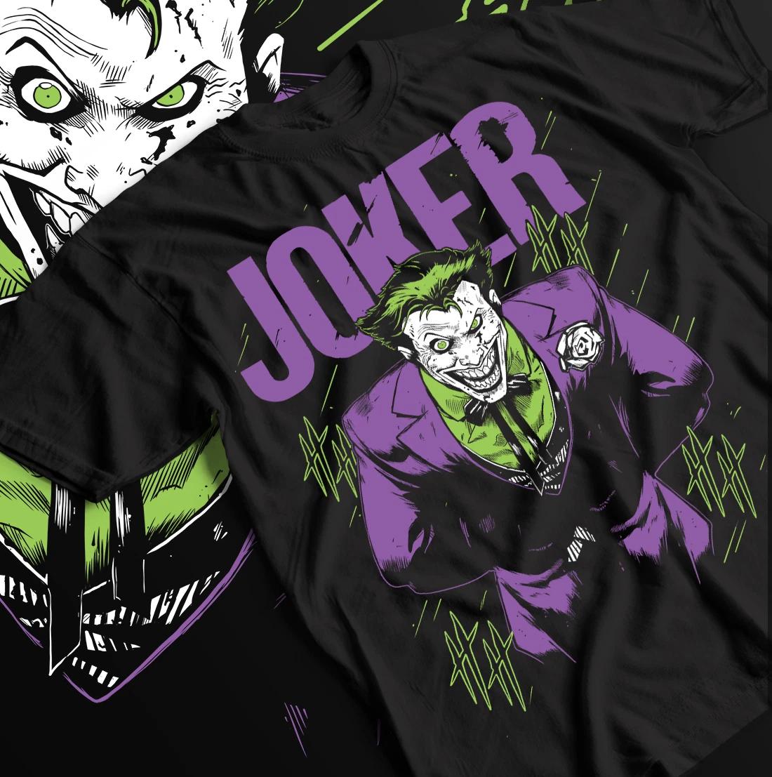 Batman Comics- Joker - Who Laughs Head - Adult T-Shirt- Gift T-Shirt - All Sizes S
