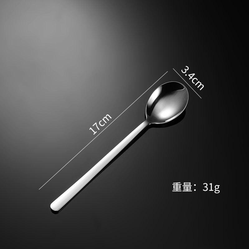Lžíce, nůž, vidlička z nerezové oceli 304, lžíce, západní nádobí Ruyi více specifikací dlouhá lžíce na led, veřejná lžíce pro cukrárnu