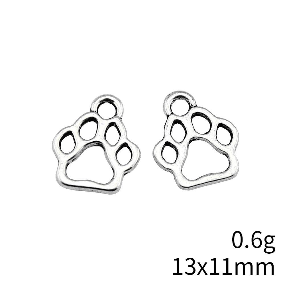 Back To School Charms Italian Bracelet Dog Paw Bear Paw Charms Pendant Clearance Sale Items Pendant Set