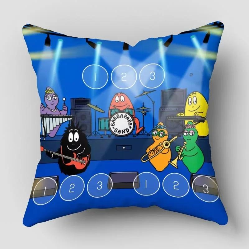 Povlaky na polštáře Barbapapa Zvířata Sněhulák Tištěný Povlak na polštář Zimní Sváteční Párty Dekorativní Povlak na polštář na gauč